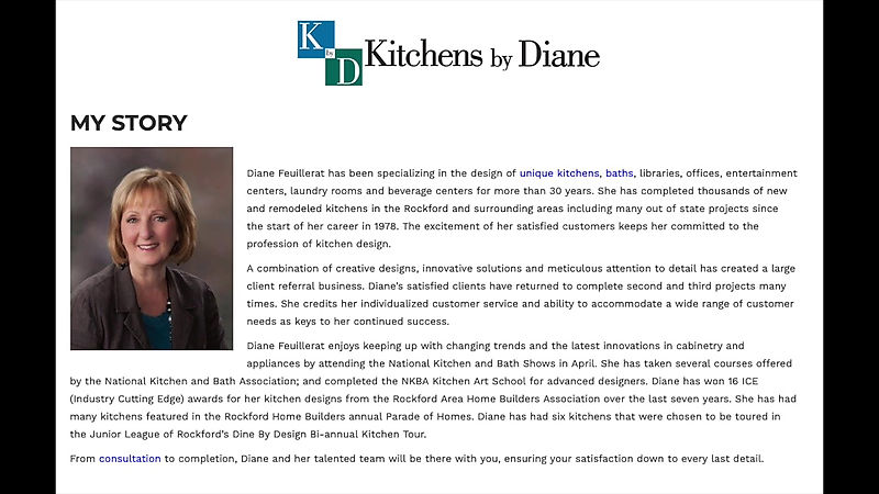 Kitchen By Diane Testimonial